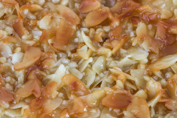 Bienenstich Blechkuchen