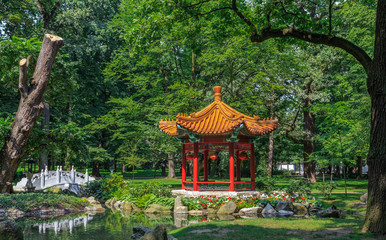 Altana Chińska w Łazienkach Królewskich w Warszawie 