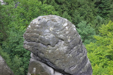 Sächsische Schweiz, Felsen mit Gipfelbuch