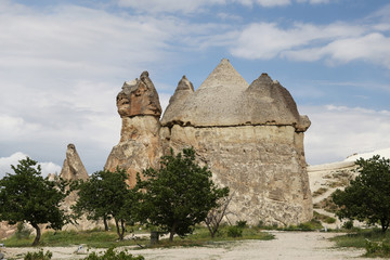 Rock Formations in Pasabag Monks Valley, Cappadocia