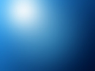 abstract sky blue blurred background colors in soft blended design with white spotlight