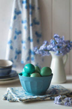 Rustic Easter table