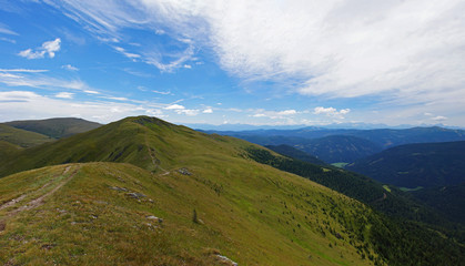 Naklejka premium Nockberge auf der Turracherhöhe