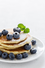 Blueberry buttermilk pancakes