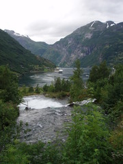 Fototapeta na wymiar Norvege Fjord