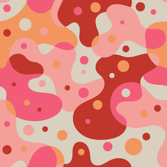 Cute sweet pink seamless pattern background