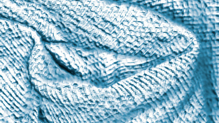 Light blue abstract texture. Artistic background from detail of a textile in HD ratio - 16x9.