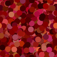 Repeating abstract dot pattern background - vector illustration from circles in maroon tones with shadow effect