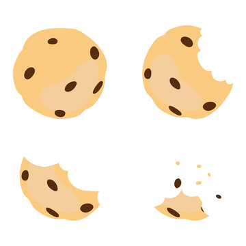 Vector Cookie Cartoon Character