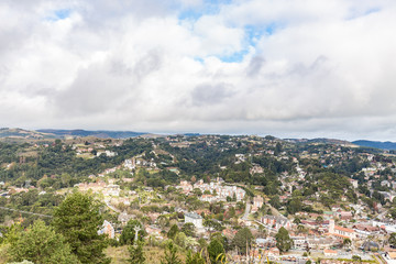 Fototapeta na wymiar Campos do Jordao, Brazil. View from Elephant's hill
