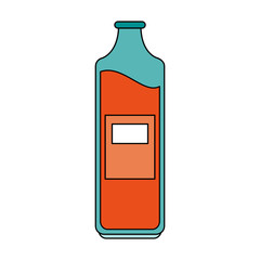 bottle with blank laber icon image