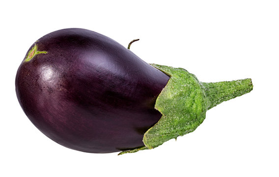 eggplant  isolated on white