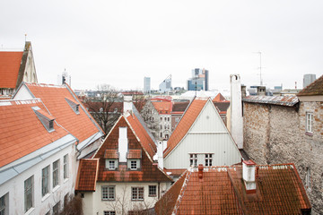 Obraz premium Estonia rooftop.