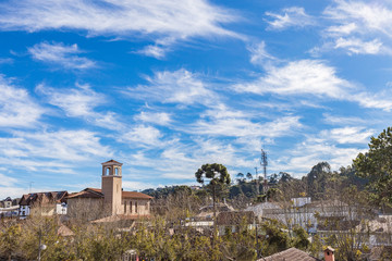 Fototapeta premium Campos do Jordao, Brazil city view