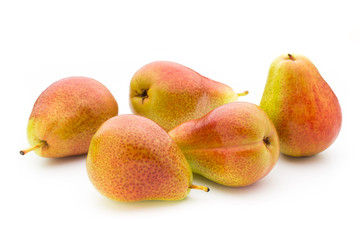 Pears isolated on the white background.