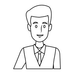 business man suit portrait manager employee or entrepreneur person