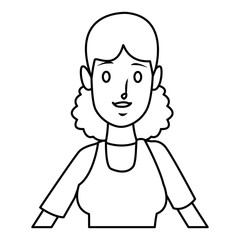 portrait woman character employee work person