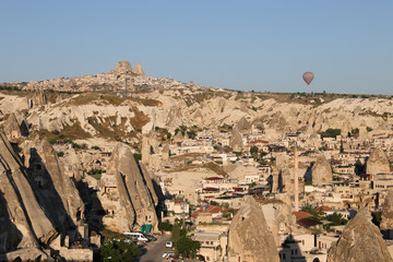 Fototapeta na wymiar Goreme Town in Cappadocia