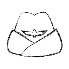 headgear stewardess civil aircraft uniform accessory