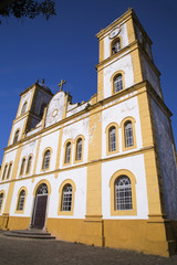 Fototapeta na wymiar Nossa senhora da Graca church in Sao francisco do sul. Santa Catarina. july, 2017.