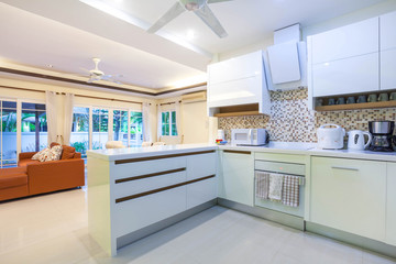 luxury interior design of kitchen