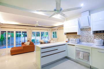 luxury interior design of kitchen