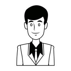 business man suit portrait manager employee or entrepreneur person