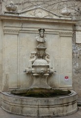 Fototapeta na wymiar Fontaine de Nostradamus