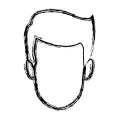 man employee face person character work