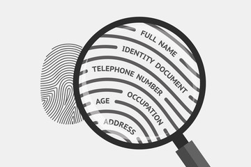Fingerprint and personal information