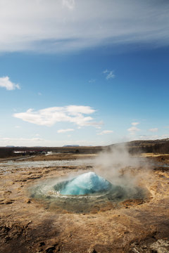 Strokkur Geyser in Iceland
