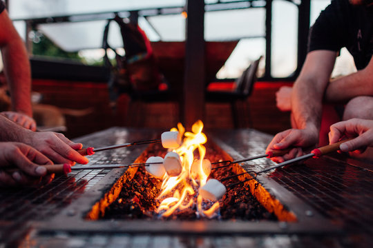 Roasting marshmallows