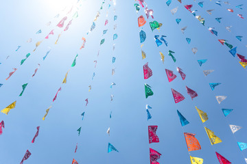 Sunny festive banners