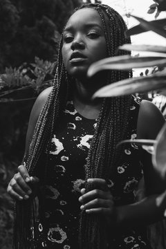 Portrait of a Beautiful African American Woman