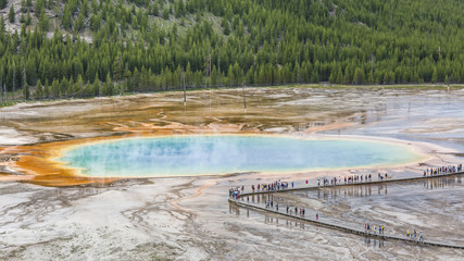 Midway Geyser Basin Boardwalk