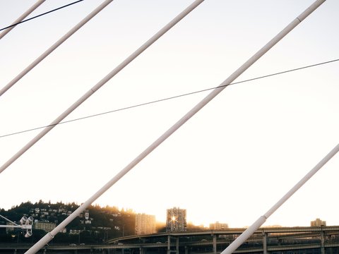 Light Shining All the Way Through Building