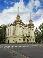 Fototapeta na wymiar Building of theater in Jelenia Gora, Poland