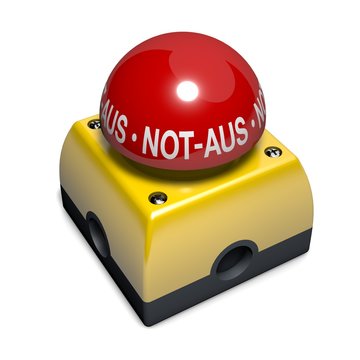 Emergency stop switch button