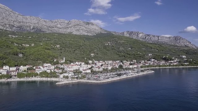 Tucepi aerial view