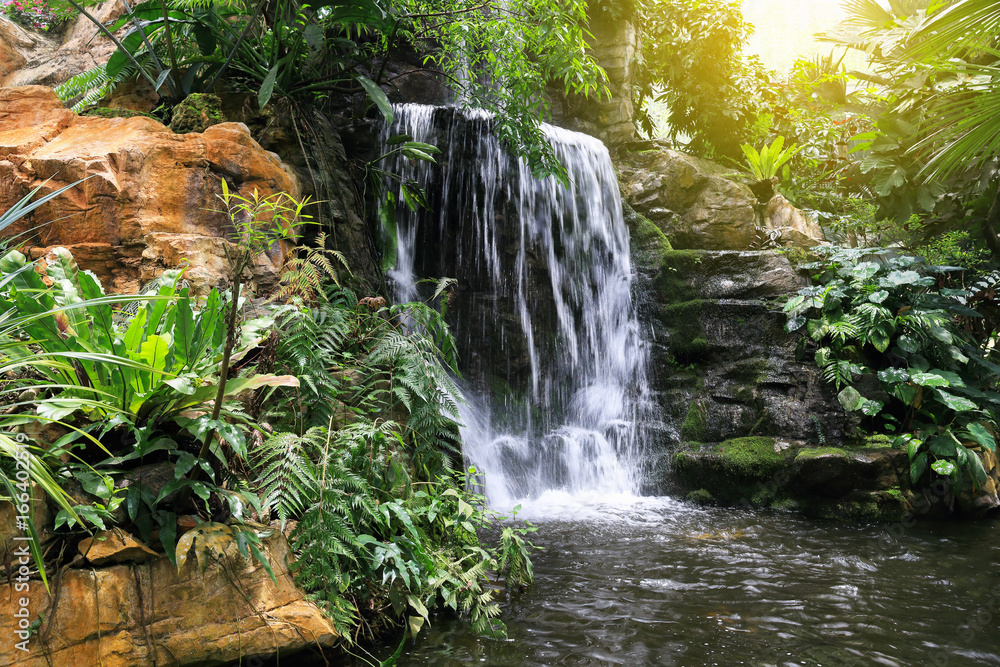 Aufkleber structural modeling waterfall for pattern and background