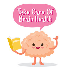 Brain, Human Internal Organ, Cartoon Character, Physiology, Structure, Medical Profession, Morphology, Healthy