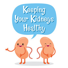 Kidneys, Human Internal Organ, Cartoon Character