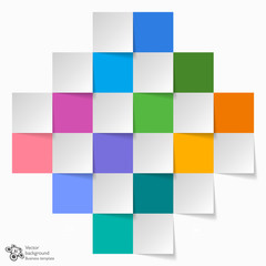 Color Post-it Paper #Vector Graphics