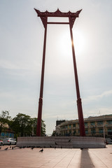 Giant swing (A religious structure in Bangkok, Thailand)
