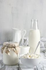 Various dairy products