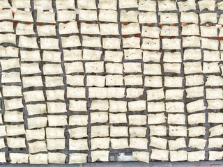 drying crackers