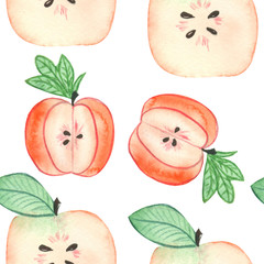 seamless pattern of apples 