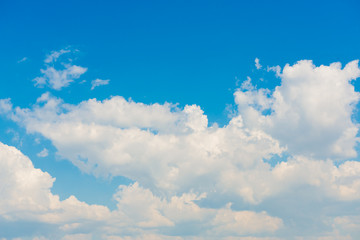 blue sky with cloud