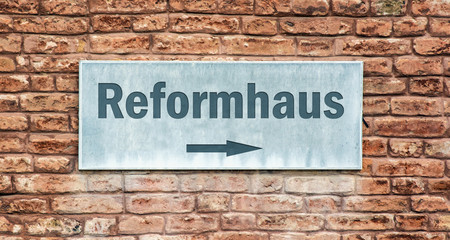 Schild 225 - Reformhaus