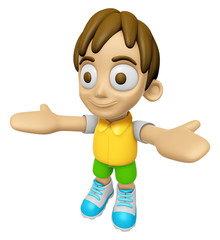 3D Child Mascot has been welcomed with both hands. Work and Job Character Design Series 2.